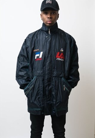 VINTAGE FILA X LINEA F1 WINDBREAKER COAT