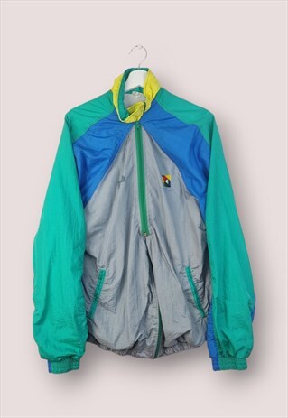 VINTAGE CRAZY TRACK JACKET BUSTER IN BLUE XL