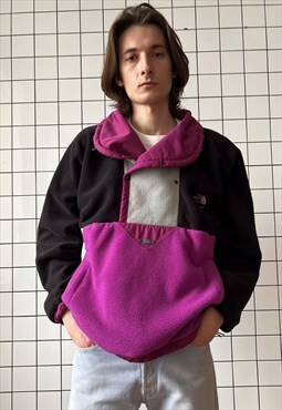 Vintage THE NORTH FACE Jacket Fleece Pullover Revesible 