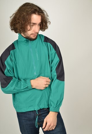 VINTAGE NEW BALANCE 1/4 ZIP SHELL JACKET