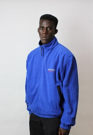 VINTAGE REVERSIBLE NAUTICA FLEECE JACKET