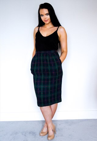 VINTAGE WOOL SKIRT