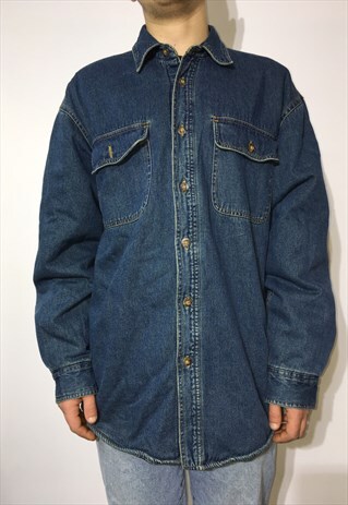 VINTAGE 90' COOL CLASSIC DENIM UNISEX SHIRT