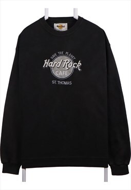 Hard Rock Cafe 90's St Thomas Heavyweight Crewneck Sweatshir