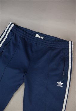 Vintage Adidas Trackies in Blue with Logo