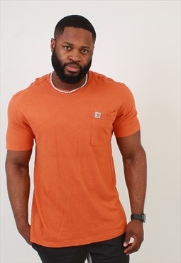 "Men's Carhartt Orange Pocket T-Shirt