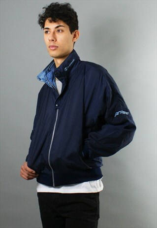 VINTAGE CHAMPION WINDBREAKER JACKET, 1/4 BUTTONS