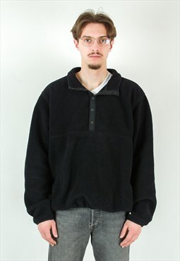 Polartec Mens XL Fleece Sweater Jumper Pullover 1/2 Snap