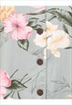 VINTAGE FLORAL HAWAIIAN SHIRT - L
