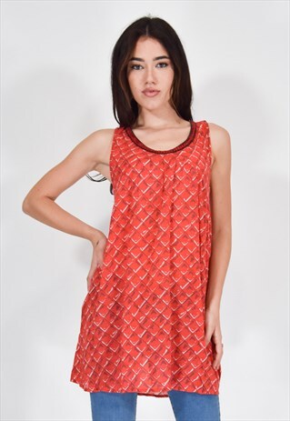 MOSCHINO SWIM VINTAGE CASUAL DRESS RED