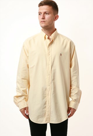 90S VINTAGE OLDSCHOOL RALPH LAUREN COTTON SHIRT 15891