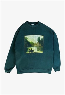 Vintage 90s Fruit Of The Loom River Dreams Sweatshirt