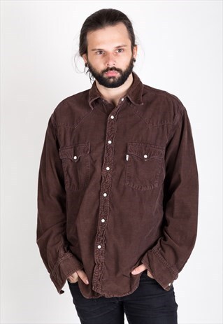 VINTAGE 90S LEVI'S CORD SHIRT
