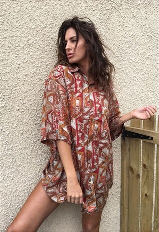 OVERSIZED RETRO 90S 80S VINTAGE UNISEX FESTIVAL SHIRT