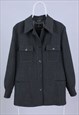 VINTAGE FENDI COAT JACKET WOOL RARITY M L