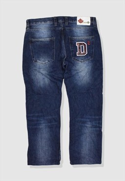 DSquared2 Straight-Leg Denim Jeans in Blue