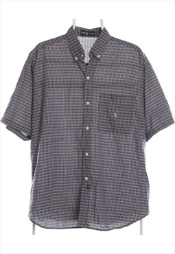 Vintage 90's Ralph Lauren Shirt Check Button Up Short Sleeve