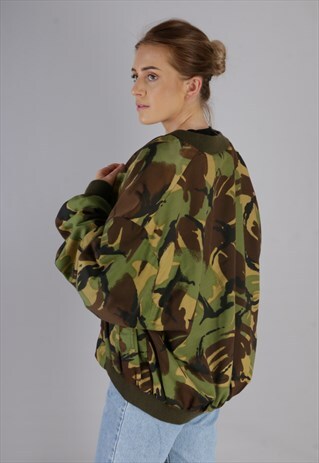 VINTAGE CAMO LIGHTWEIGHT FESTIVAL BOMBER JACKET X288