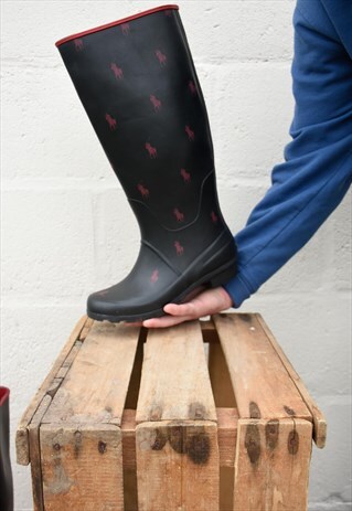 RALPH LAUREN WELLINGTON BOOTS