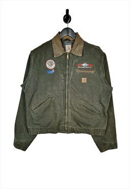 Men's Carhartt Made In USA Detroit Jacket in Green Size XL