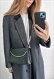 Woven Black Elegant City Style Crossbody Bag 