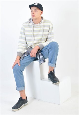 VINTAGE 90S STRIPED HOODIE