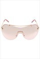 POLARIZED SUNGLASSES IN ROSE GOLD WITH PEARL MIRROR LENS