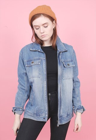 VINTAGE BLUE DENIM JACKET /R14120