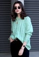 ESSETNIAL MINT GREEN CARDIGAN