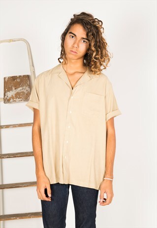 VINTAGE 80S POLO RALPH LAUREN SHIRT / R0157