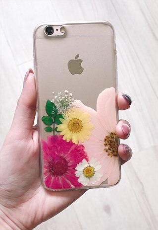 'BLOOM WHERE YOU ARE PLANTED' HANDMADE PHONE CASE