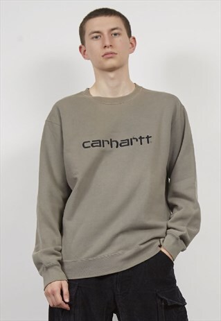 VINTAGE 90'S CARHARTT GREY SWEATSHIRT