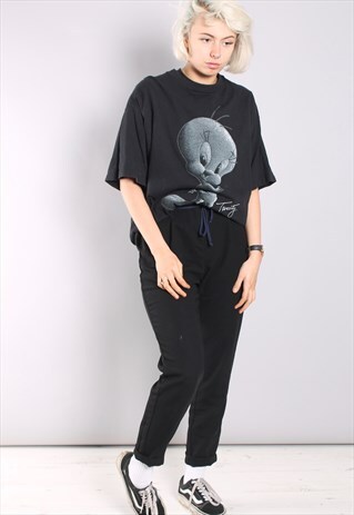 VINTAGE TWEETIE PIE GRAPHIC PRINT T-SHIRT