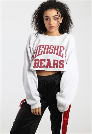 90S LEE PRINT CROPPED SWEATSHIRT