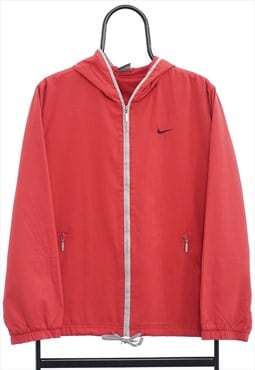 Vintage Nike Red Windbreaker Jacket Womens