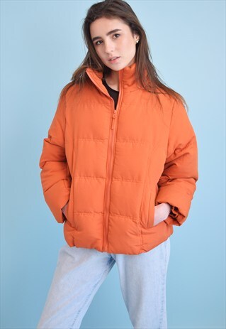VINTAGE 90'S RETRO SPORTS PUFFER PADDED JACKET