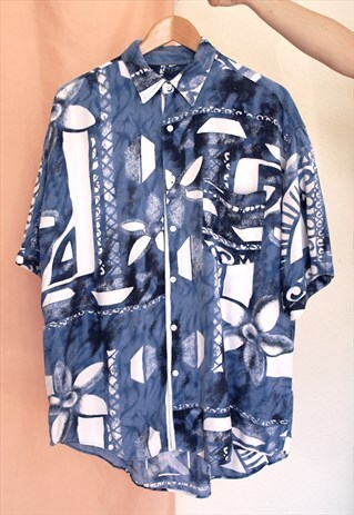 VINTAGE 80'S PRINTED SUMMER SHIRT