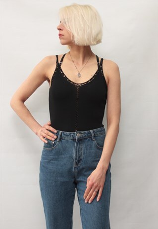 VINTAGE 90' COOL BLACK CLASSIC TOP