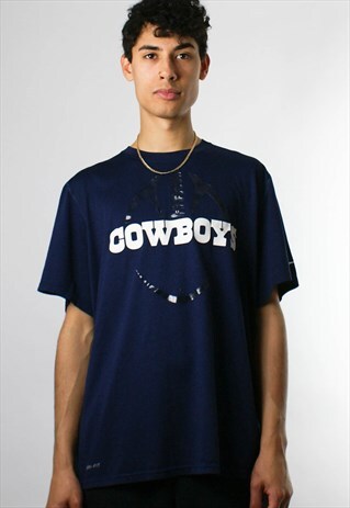 VINTAGE NIKE AMERICAN FOOTBALL T SHIRT, COWBOYS