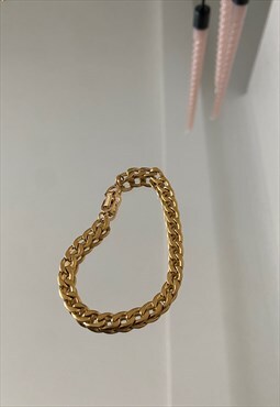 Authentic Dior clasp Pendant- on Chain Bracelet