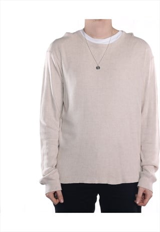 RALPH LAUREN - BEIGE CREWNECK SWEATSHIRT - XLARGE