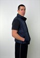 NAVY BLUE 90S POLO RALPH LAUREN PUFFER JACKET COAT GILET