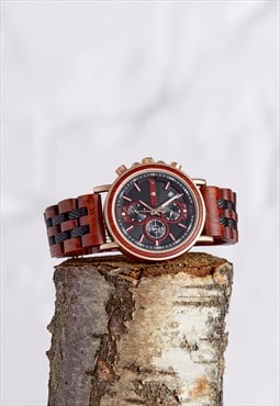 The Redwood - Handmade Recycled Wood Wristwatch
