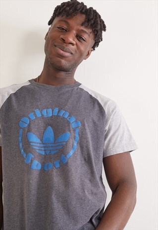 VINTAGE ADIDAS T-SHIRT GREY