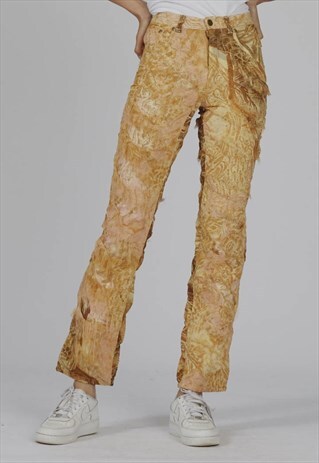 VINTAGE 90'S DISTRESSED CAVALLI HIGH WAISTED JEANS
