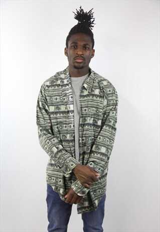 VINTAGE FLANNEL PATTERNED SHIRT