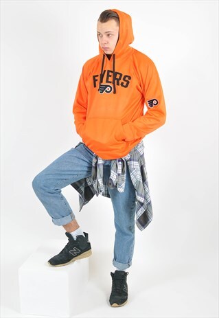 VINTAGE 90'S HOODIE IN ORANGE