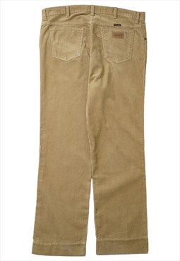 Vintage Wrangler Beige Corduroy Trousers Mens