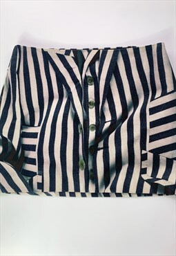 Vintage Y2K Paul Smith Striped Shirt Skirt.