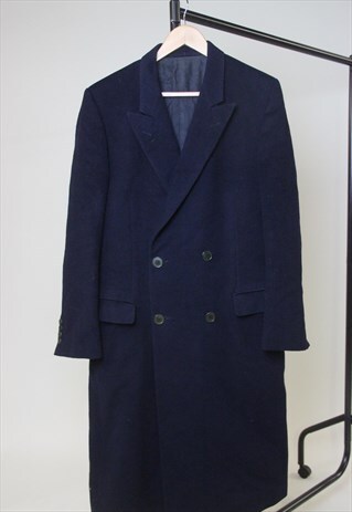 VINTAGE LONG NAVY JACKET